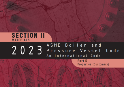 ASME BPVC-IID-2023 (第二卷 D 篇: 材料性能, 英制)