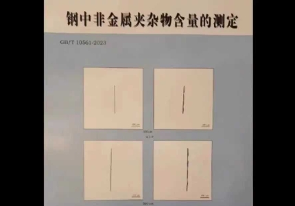 钢中非金属夹杂物含量测定评级图 (GB/T10561-2005)